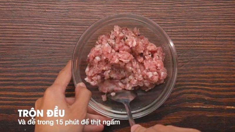 Cháo tía tô thịt bằm