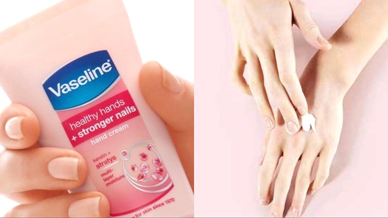 Vaseline dưỡng ẩm da tay hiệu quả.