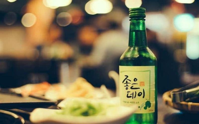 Chai rượu Soju