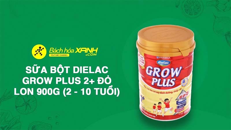 Các dòng sản phẩm sữa bột grow plus