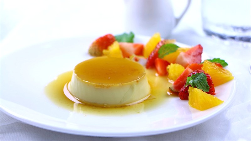 Bánh flan bằng sữa đặc