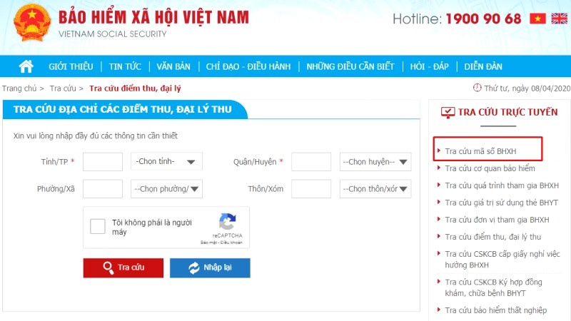 Tra cứu bảo hiểm y tế