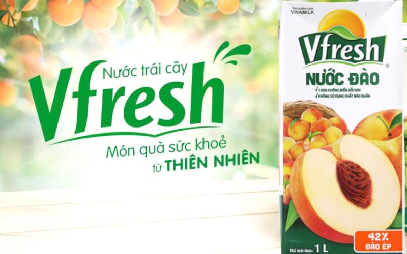 Nước ép đào Vfresh