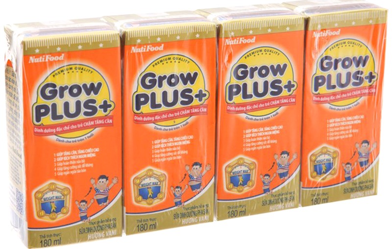 Sữa tươi Grow Plus + cam