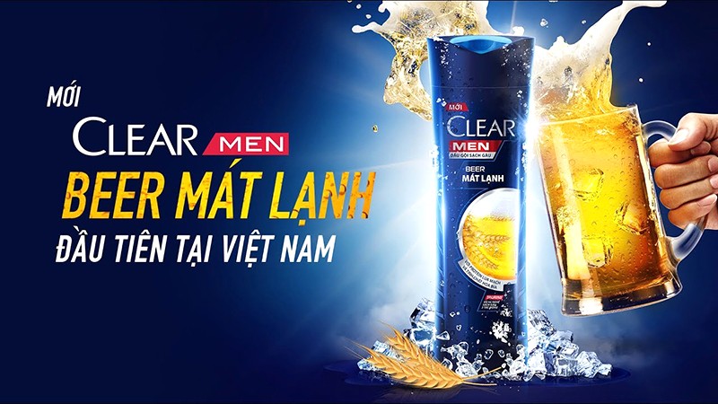 Dầu gội CLEAR Men Bia Mát Lạnh