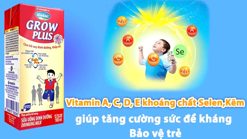 Sữa pha sẵn Grow Plus