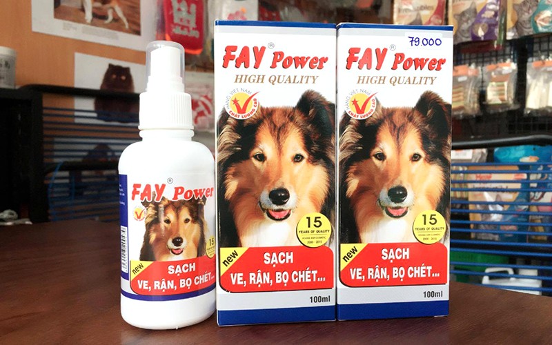 Thuốc xịt ve rận bọ chét Fay Power