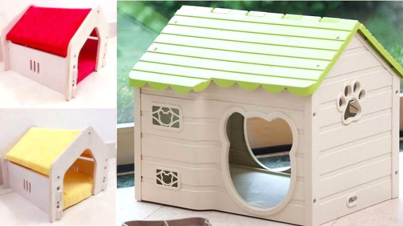 Mẫu chuồng chó bằng nhựa Pet House