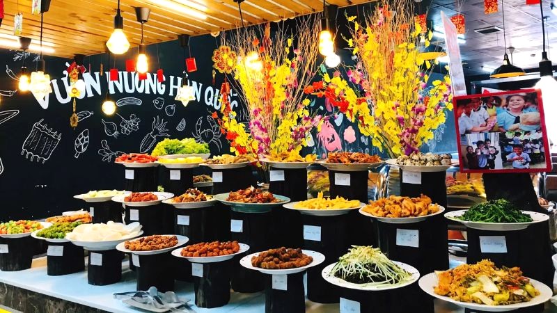 Vườn Nướng Hàn Quốc Buffet