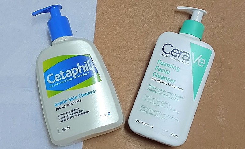 Sữa rửa mặt Cerave & Cetaphil