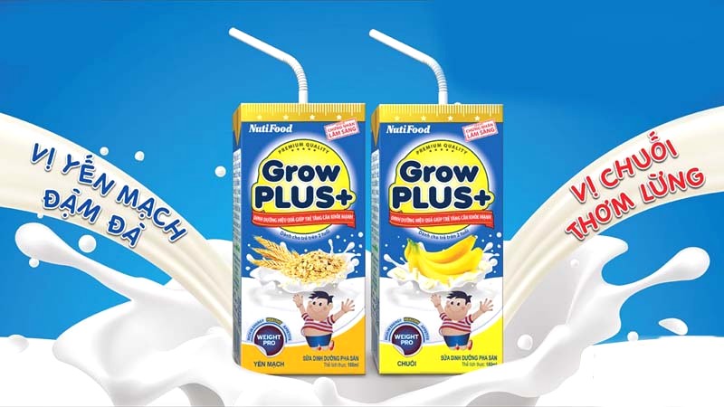 Sữa pha sẵn Grow Plus