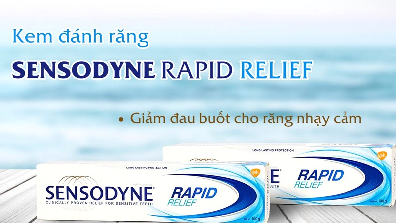 Kem đánh răng Sensodyne Cứu nhanh