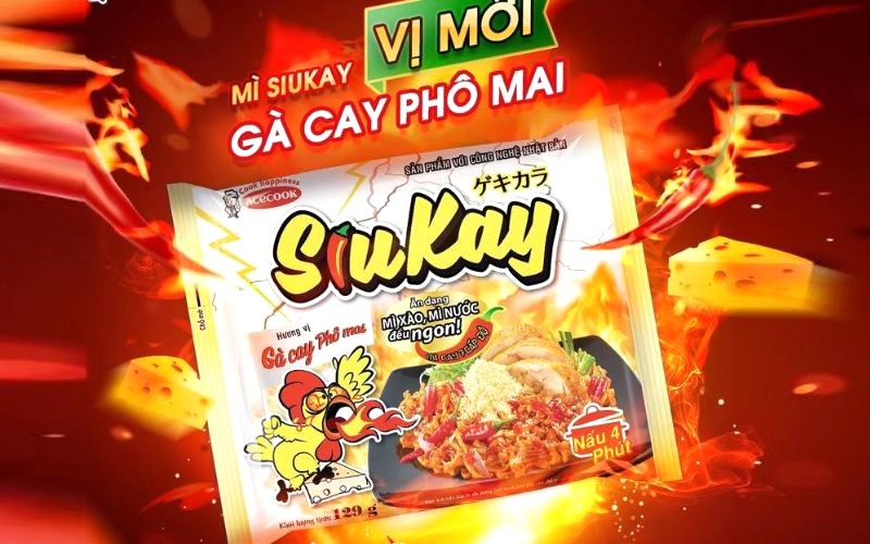 Mì gà cay phô mai SiuKay