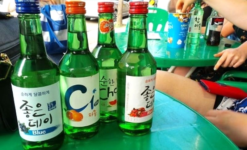 Rượu Soju và các nước khác