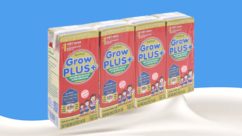 Grow Plus+ màu đỏ hương vani