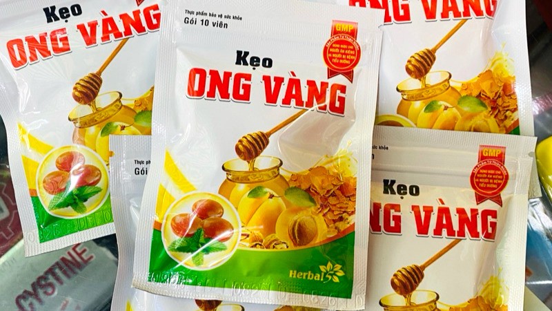 Kẹo ngậm trị ho ONG VÀNG