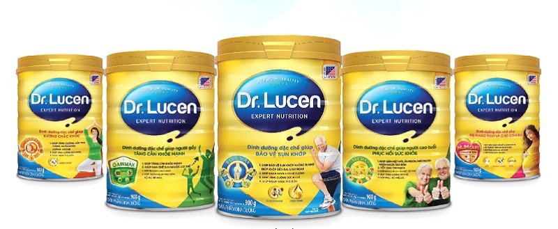 Sữa Dr. Lucen GainMax giúp tăng cân