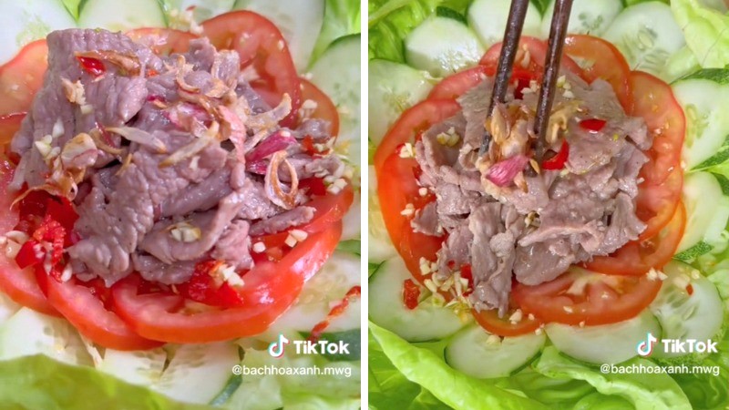 Salad thịt bò chống ngấy, ngon miệng!