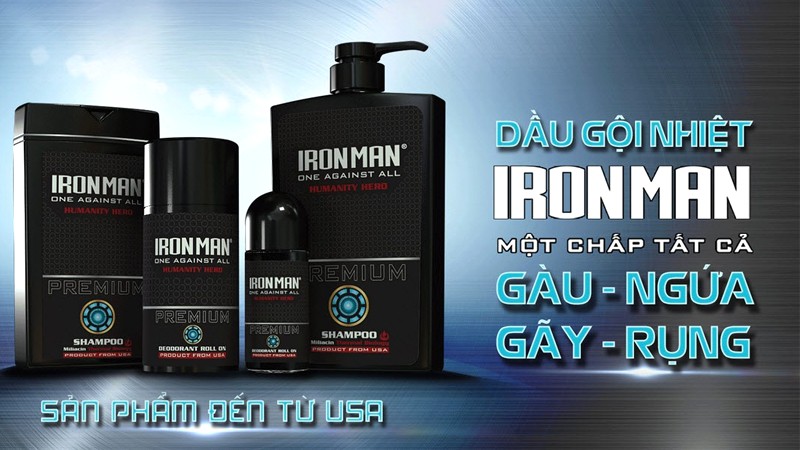 Dầu gội nhiệt sinh học Ironman