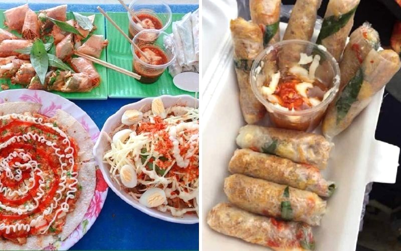 Bánh tráng cuốn Bà Bắc