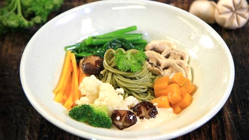 Món ăn của quán Rau Củ Nấm Vegan