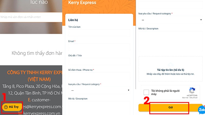 Liên hệ CSKH Kerry Express