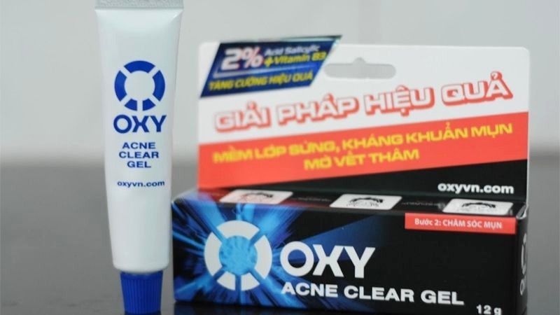 Kem trị mụn Oxy Acne Clear Gel