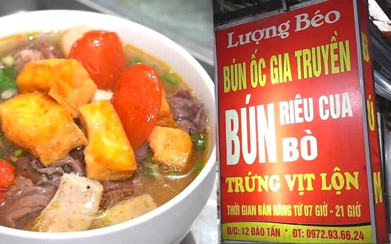 Bún ốc Lượng Béo