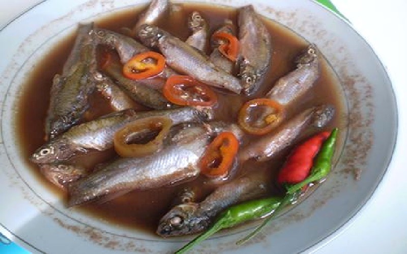 Cá linh kho mắm ruốc