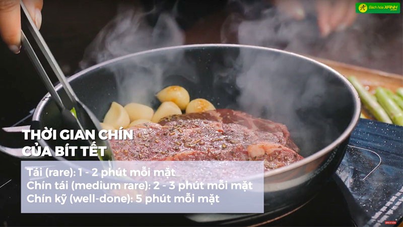 Áp chảo thịt bò