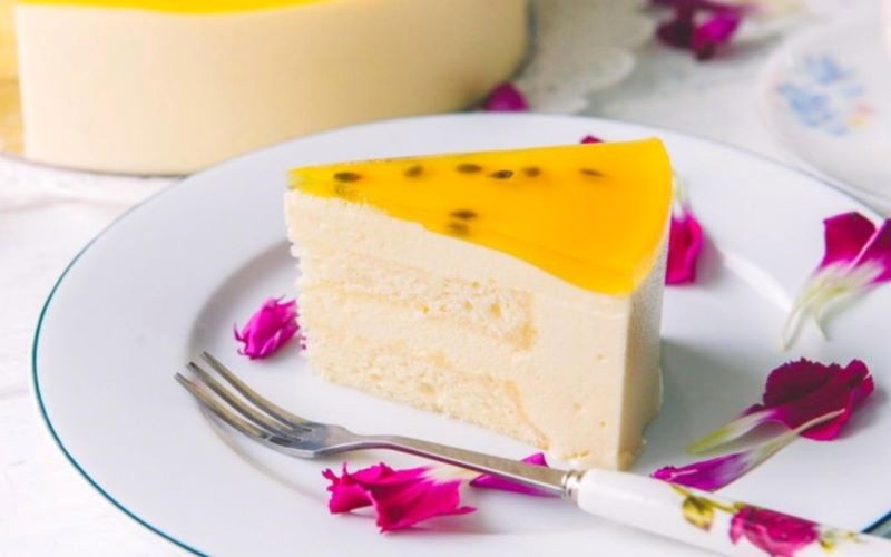 Món bánh Cheesecake chanh leo