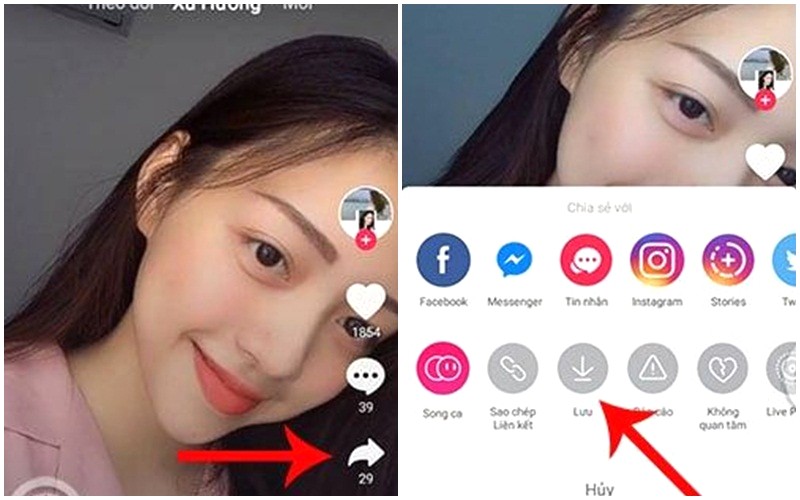 Tải video TikTok: điện thoại & máy tính.