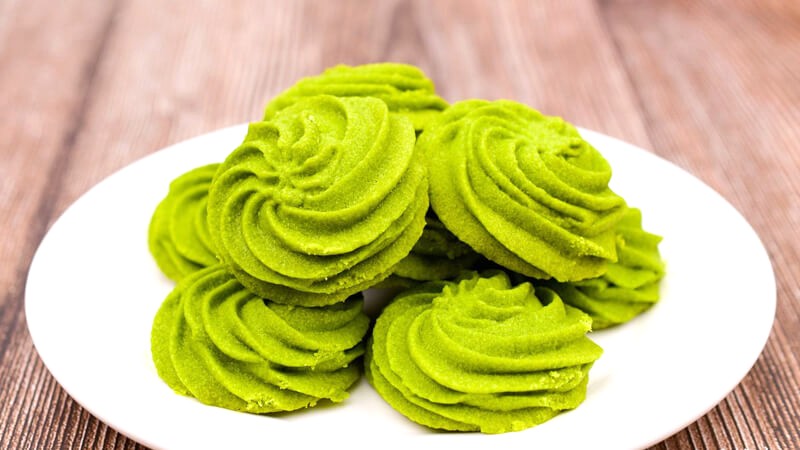 bánh quy matcha trà xanh