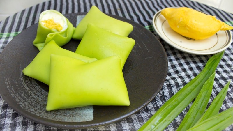 Crepe sầu riêng thơm ngon