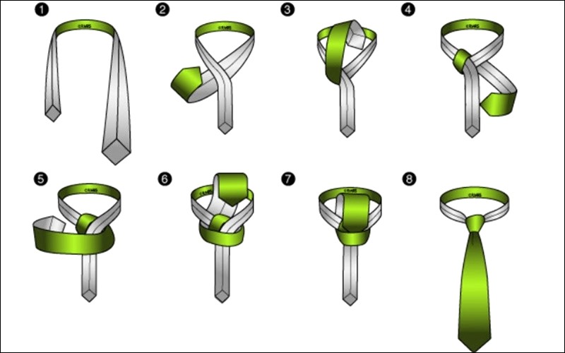 Hướng dẫn thắt cà vạt kiểu Nicky