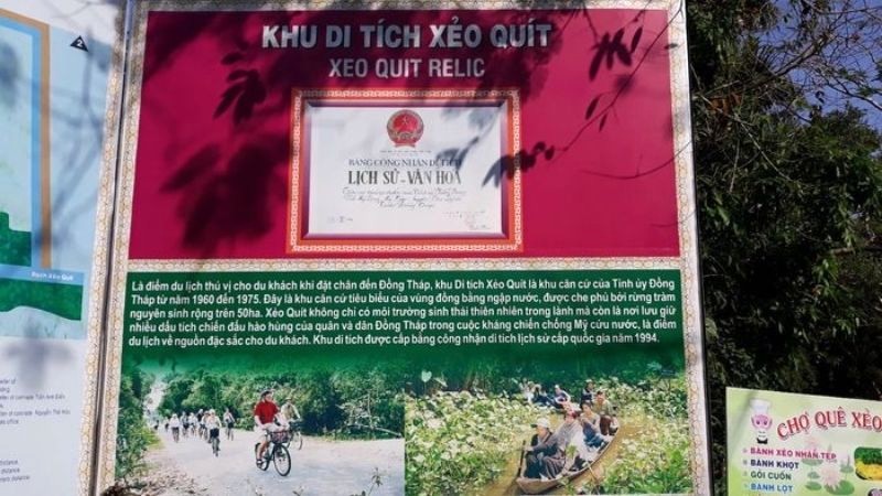 Khu di tích lịch sử Xẻo Quýt