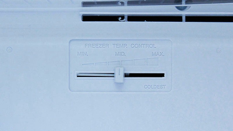 Nút Freezer Temp Control