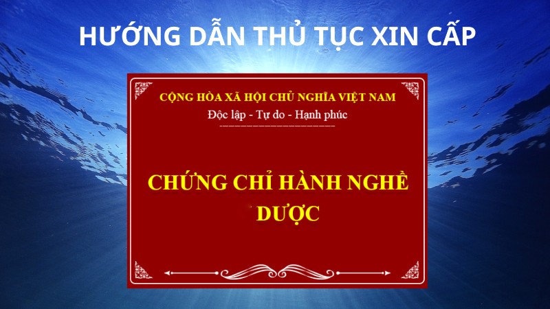 Hồ sơ xin cấp chứng chỉ hành nghề theo Điều 24 Luật Dược 2016.