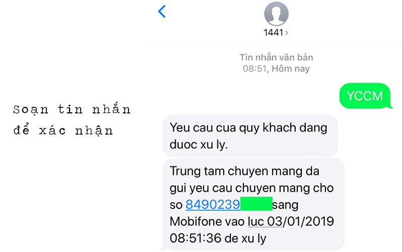 Xác nhận yêu cầu