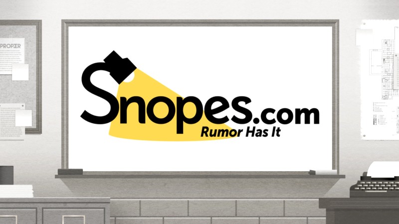 Nguồn gốc cụm từ viết tắt này: Snopes.com