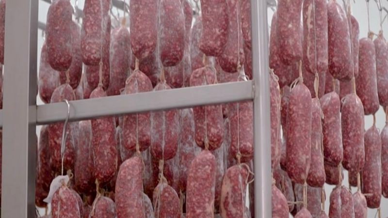 Lên men và sấy khô Salami