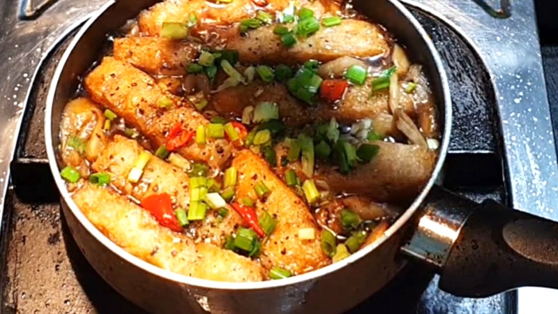 Sườn non chay kho nấm hấp dẫn