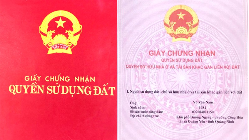 Giấy chứng nhận quyền sử dụng đất