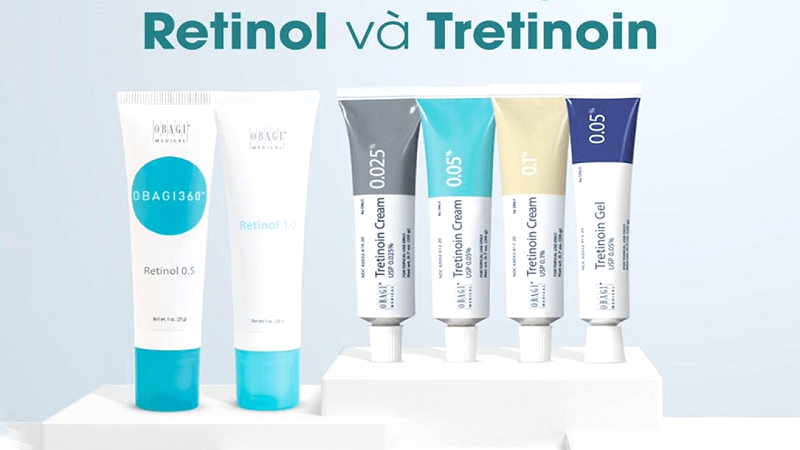 Nên dùng retinol hay tretinoin?