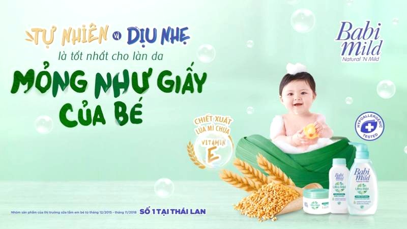 Thương hiệu phấn thơm Babi Mild