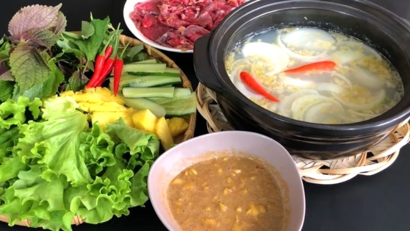 Thành phẩm Bò nhúng mẻ