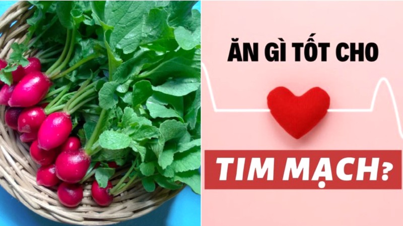 Củ cải đỏ cũng tốt cho tim mạch