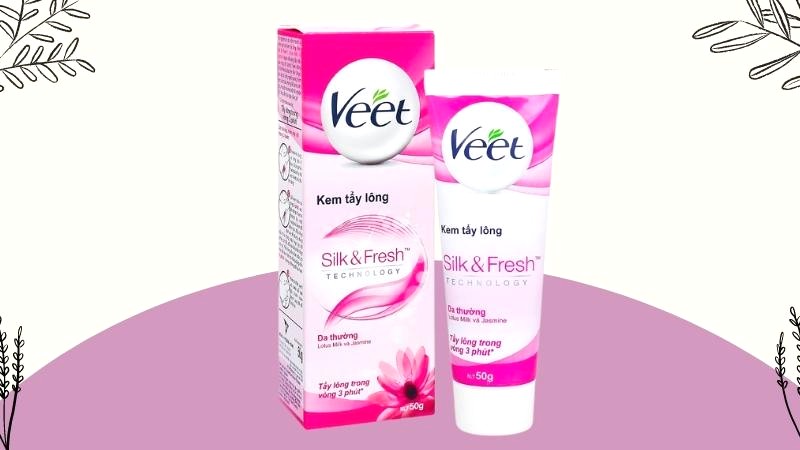 Veet Silk & Fresh: Dành cho da thường.