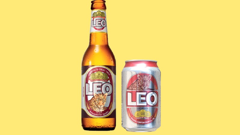 Bia Leo vị gần giống Singha.