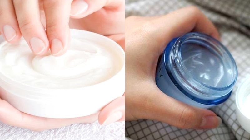 Kem dưỡng mặt: cream & gel.